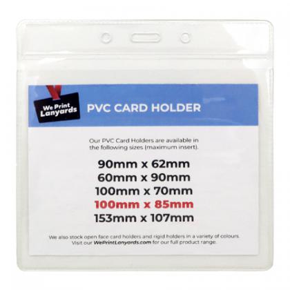 PVC Card Holder 100x85mm Landscape