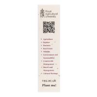 Printed Plantable Seed Paper Bookmark - Eco-Friendly & British-Made