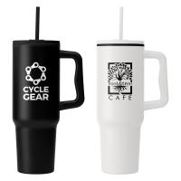 Polar Pro - 1180 ml Double-Wall Recycled Stainless Steel Tumbler with Straw