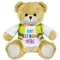 Printed 25cm Elizabeth Bear with Hi Vis Vest