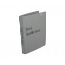 A4 Ring Binders made in Grey Polypropylene