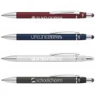 Orbit Spinner Chrome Metal Pen w/ Stylus
