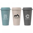 Equator - 265 ml  Double Wall Ceramic Tumbler with Silicone Lid