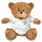 Printed 22cm Edward I Bear with Dressing Gown