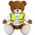 Printed 20cm Richard Bear with Hi Vis Vest