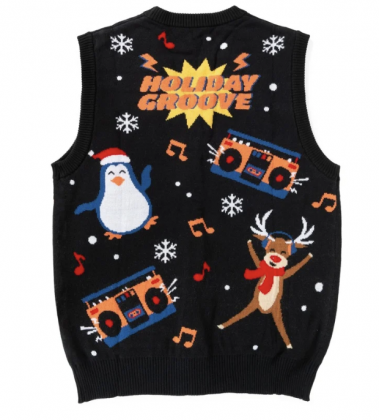 Christmas Spencers Acrylic with buttons