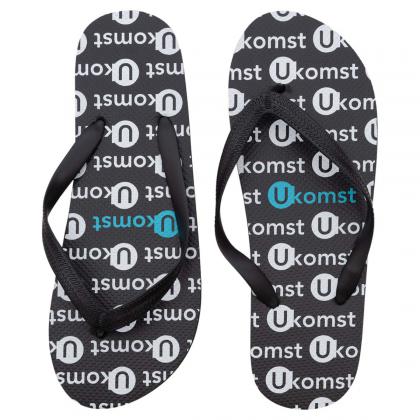 Flipflops with printed strap