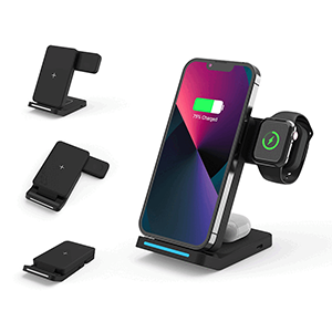 W41 Foldable 3-in-1 Wireless Charging Stand