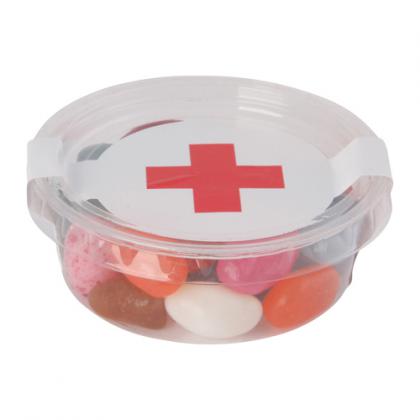 Small sweet tub with jelly beans