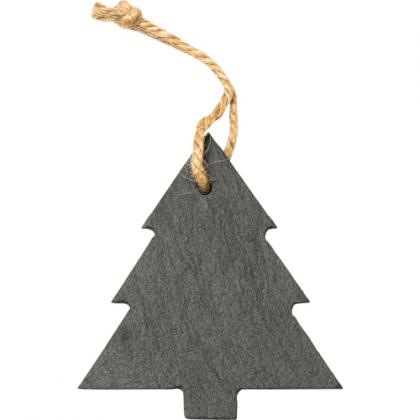 Slate tree ornament