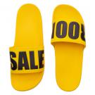 Slider with PVC strap embossed