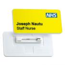 Antimicrobial name badge