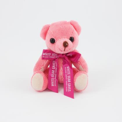 12.5cm Strawberry Candy bear Bow