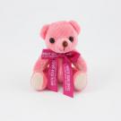 12.5cm Strawberry Candy bear Bow