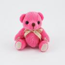 12.5cm Raspberry Candy bear plain