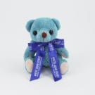 12.5cm Blueberry Candy bear Bow