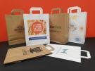 TAPE HANDLE 260 KRAFT PAPER BAGS PRINTED FULL COLOUR