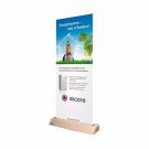 Green Cardboard Roller Banner Stand