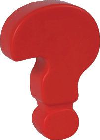 Question Mark Stress Shape