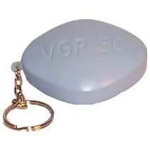 Viagra Small Keyring Stress Shape