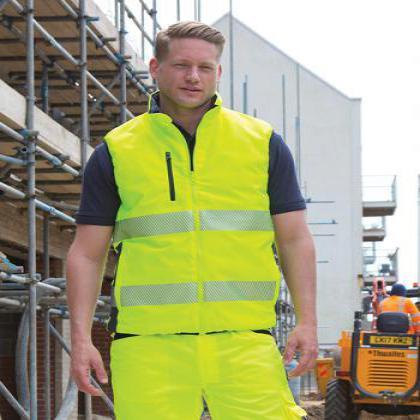 Result Safe-Guard Reversible Soft Padded Gilet E1411605