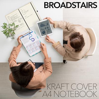 Broadstairs A4 Recycled Kraft Paper Notebook