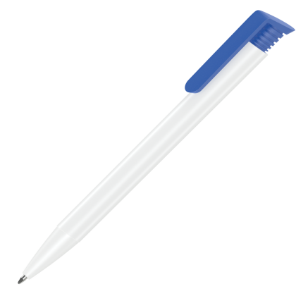 Albion Ballpoint Pen - White - Blue