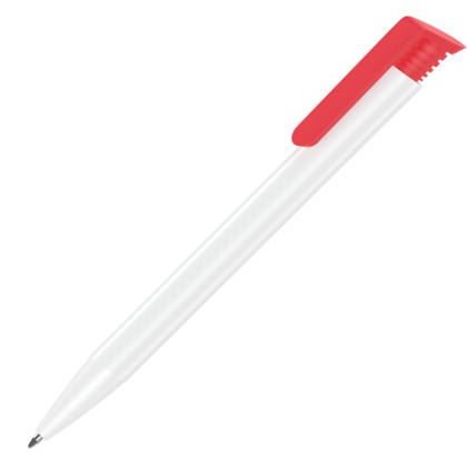 Albion Ballpoint Pen - White - Red