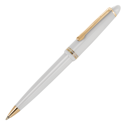 Alpine Gold Ballpoint Pen - White - Gold