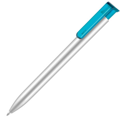 Absolute Argent Ballpoint Pen - Silver - Aqua