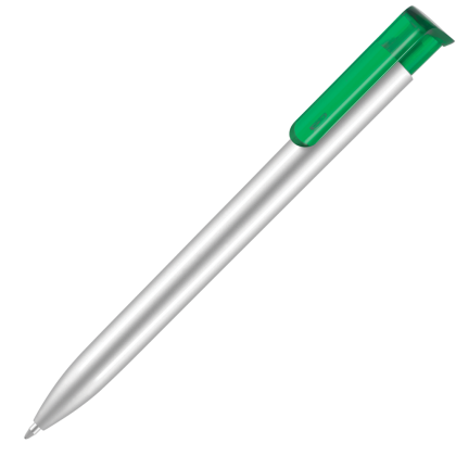 Absolute Argent Ballpoint Pen - Silver - Green