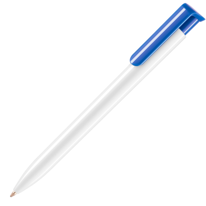 Absolute Extra Ballpoint Pen - White - Light Blue