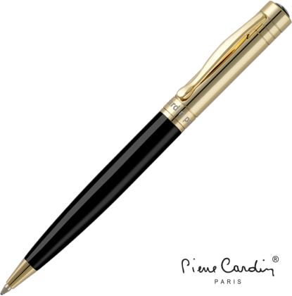 Pierre Cardin Chamonix Metal Ballpen - Black - Gold