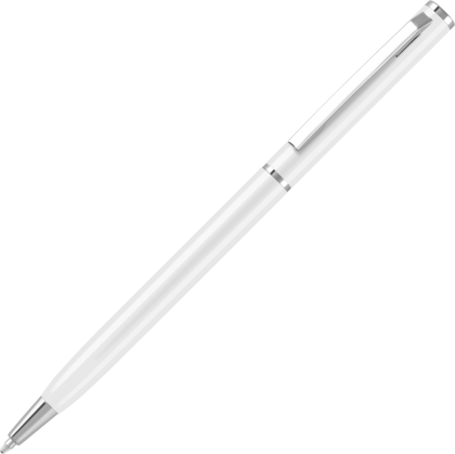 Cheviot Fashion Metal Ballpoint Pen - White