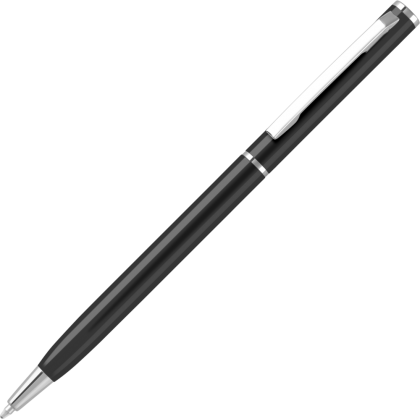 Cheviot Fashion Metal Ballpoint Pen - Black