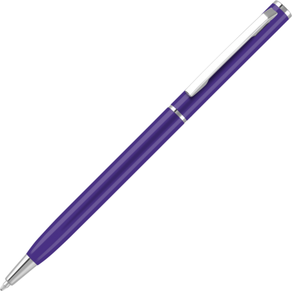 Cheviot Fashion Metal Ballpoint Pen - Purple