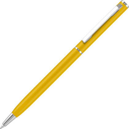 Cheviot Fashion Metal Ballpoint Pen - Yellow