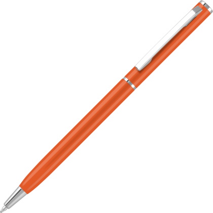 Cheviot Fashion Metal Ballpoint Pen - Orange