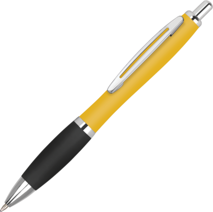 Contour Metal Soft Feel Ballpoint Pen - Yellow