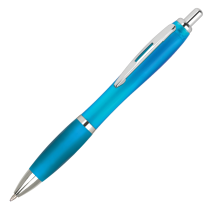 Contour Frost Ballpoint Pen - Light Blue