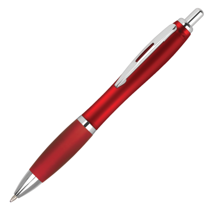 Contour Frost Ballpoint Pen - Red