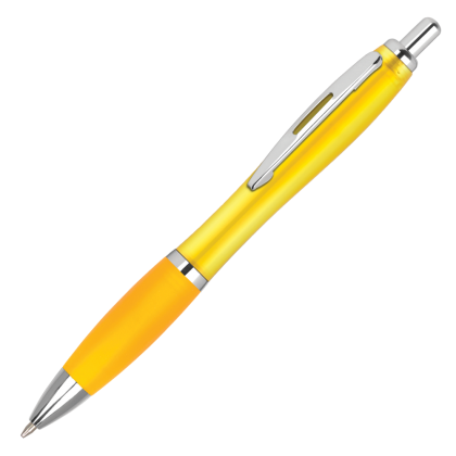 Contour Frost Ballpoint Pen - Yellow