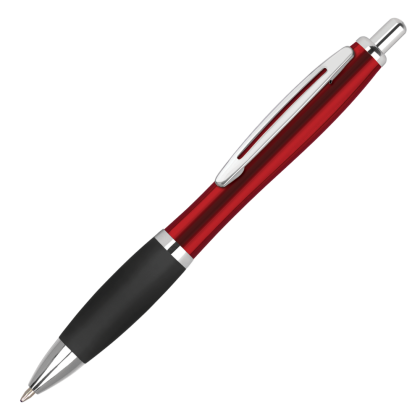 Contour Metal Ballpoint Pen - Red