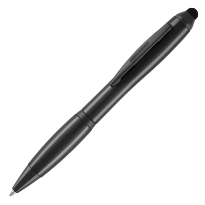 Contour-i Noir Ballpoint Pen with Stylus - Black