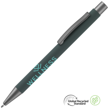 Ergo Soft Feel GRS Recycled Ballpoint Pen - Green