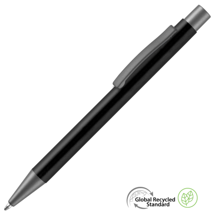 Ergo GRS Recycled Metal Ballpoint Pen - Black