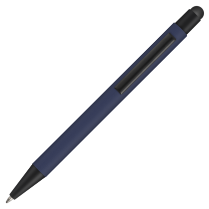 Ergo-i Soft Feel Metal Ballpoint Pen with Stylus - Blue