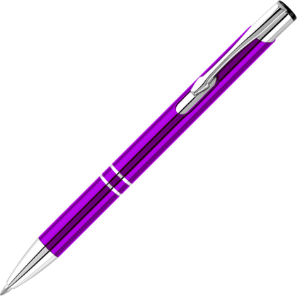 Electra Classic Metal Ballpoint Pen - Purple