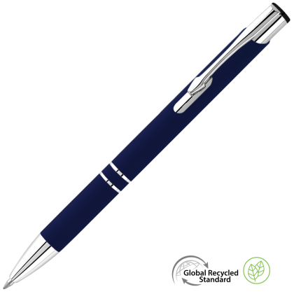 Electra Classic GRS Recycled Soft Feel Ballpoint Pen - Dark Blue