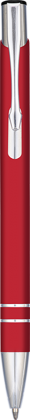 Electra Classic Soft Feel Metal Ballpoint Pen - Red